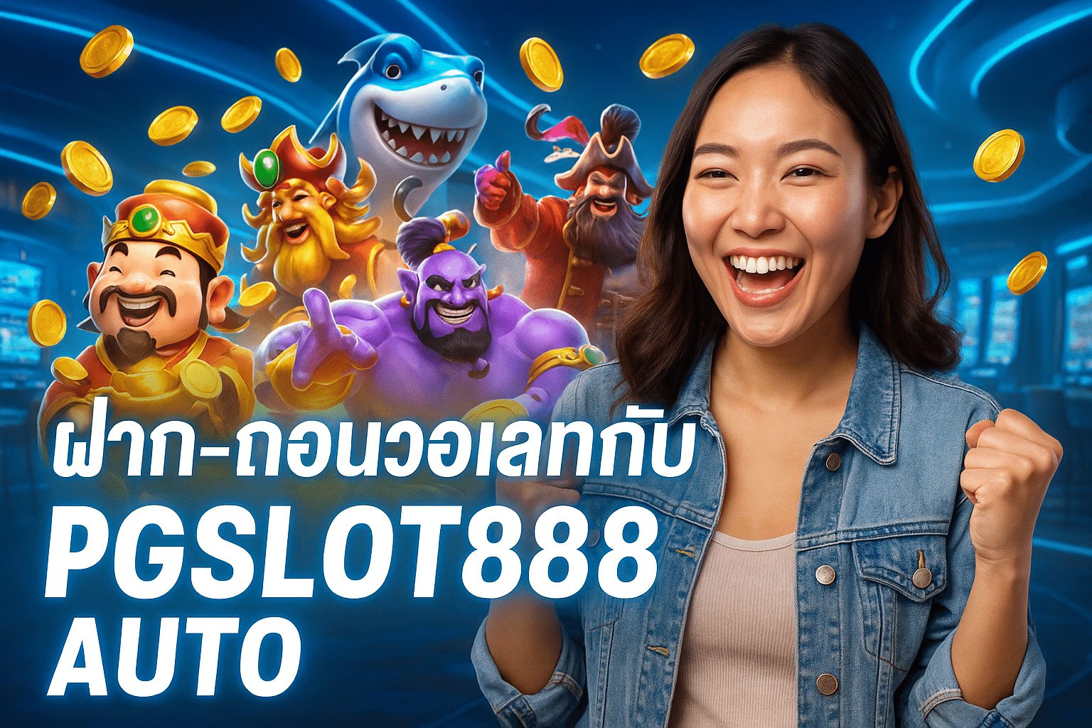 ฝาก-ถอนวอเลทกับ PGSLOT888 AUTO
