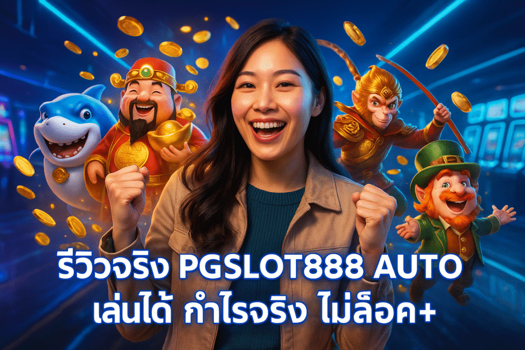 รีวิวจริง PGSLOT888 AUTO – เล่นได้ กำไรจริง ไม่ล็อค+